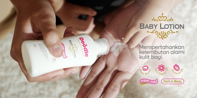 Kulit bayi yang sangat sensitif membutuhkan perawatan ekstra. Doodle Baby Lotion jawabnya. (DOK. DOODLE BABY LOTION)