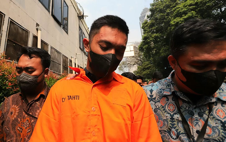 Tersangka kasus penganiayaan David Ozora, Mario Dandy Satriyo. (Dery Ridwansah/JawaPos.com)