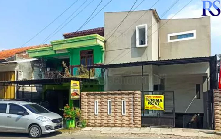 Tempat kejadian perkara rumah kos di Jalan Pawiyatan Luhur, Kelurahan Tinjomoyo, Kecamatan Banyumanik. (M Haryanto/Jawa Pos Radar Semarang)