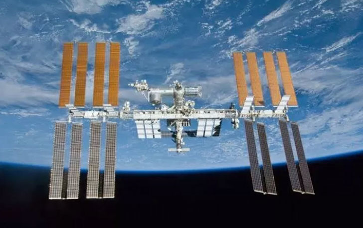 Ilustrasi International Space Station. (NASA )
