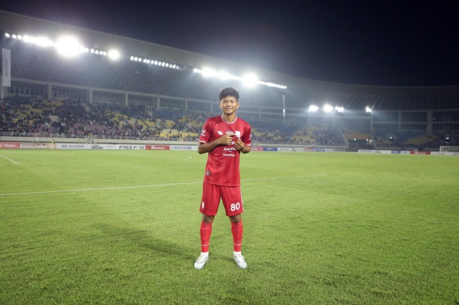 BARU 15 TAHUN: Arkhan Kaka jadi salah satu pemain potensial Persis Solo musim ini. (INSTAGRAM ARKHAN KAKA)