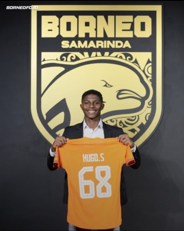 TAMBAH JAM TERBANG: Hugo Samir resmi dipinjamkan Persis Solo ke Borneo FC. (BORNEO FC OFFICIAL)