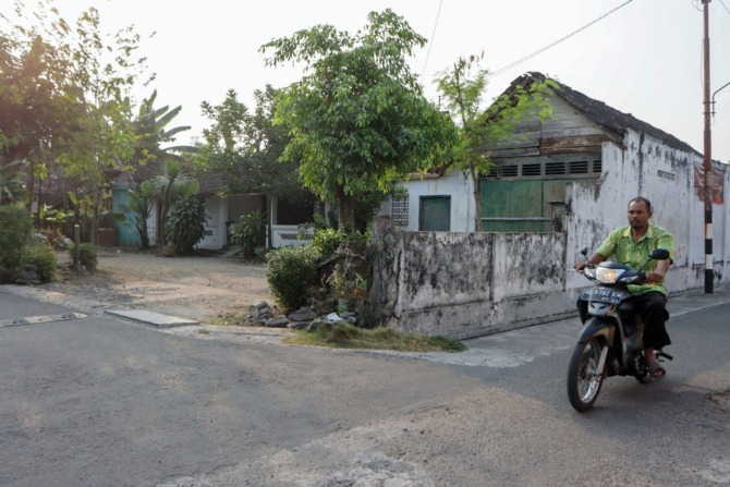 Lokasi rumah yang dijadikan tempat ibadah sekolah minggu di Banyuanyar, Solo yang ditolak ormas. (DOK. RADAR SOLO)