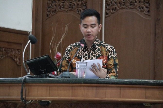 Wali Kota Solo Gibran Rakabuming Raka. (HUMAS DPRD KOTA SURAKARTA)