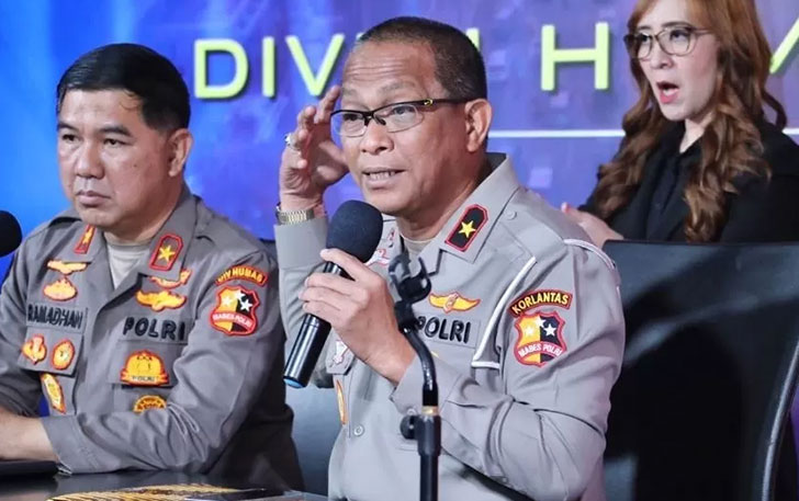 Direktur Regident Korlantas Polri Brigjen Pol Yusri Yunus. (Ilham Wancoko/JawaPos)
