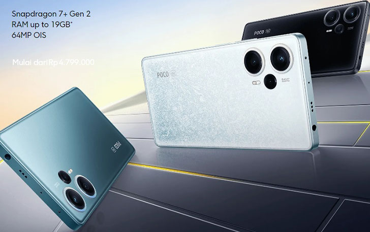 POCO F5 resmi meluncur di Indonesia. (website po.co.id)