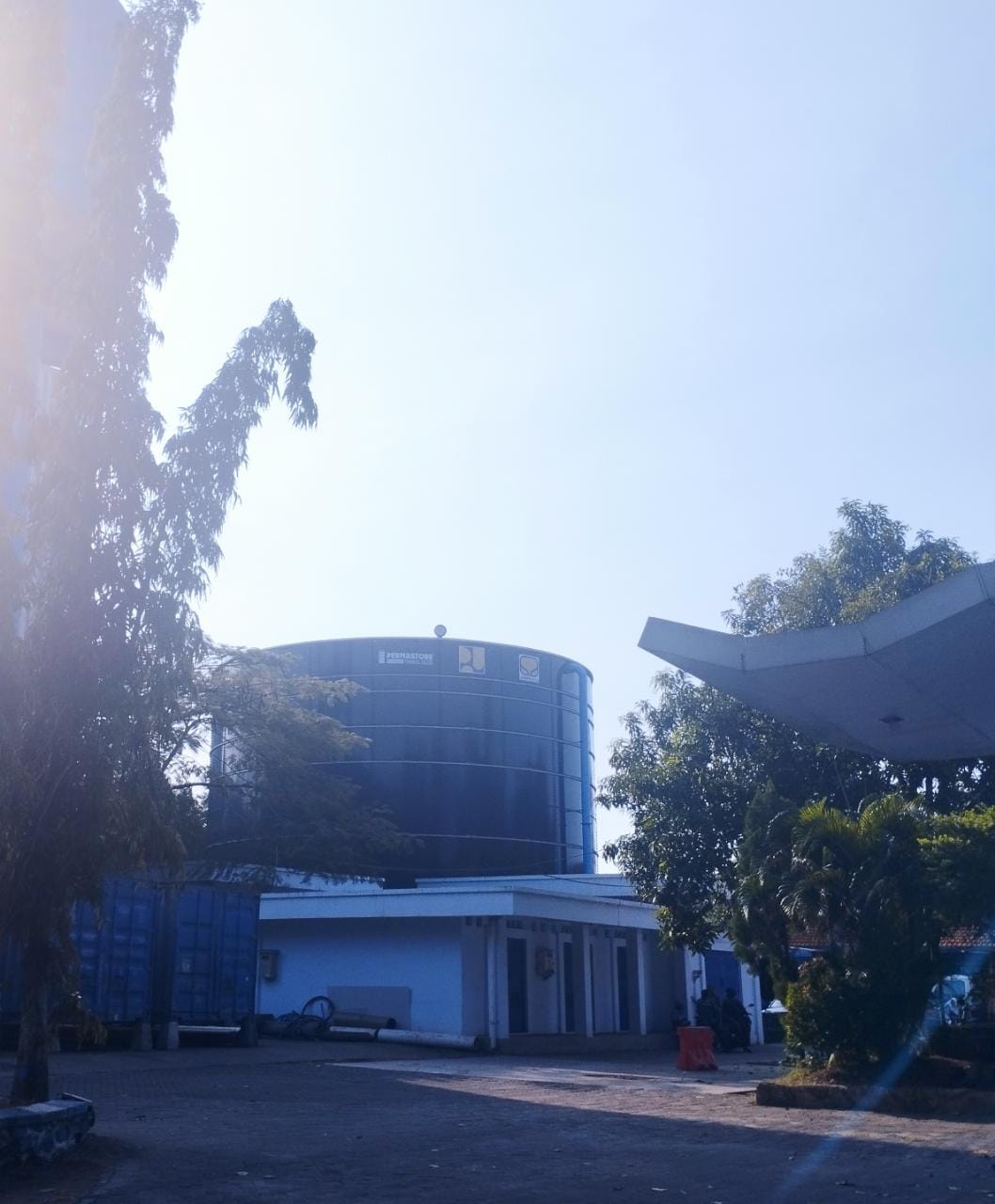AIR BERSIH: Tempat pengolahan air di Perumda Delta Tirta untuk didistribusikan ke masyarakat. (IST)