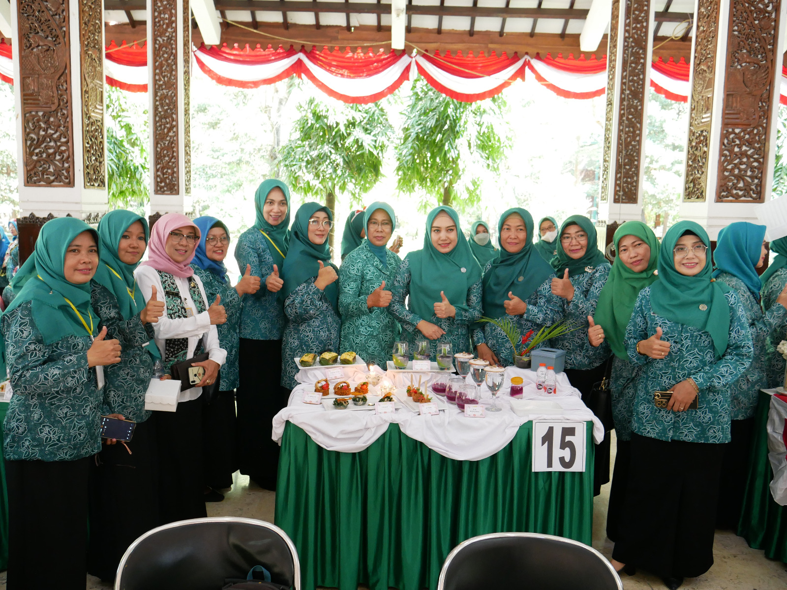 KREATIF: TP PKK Sidoarjo bekerjasama dengan Dinas Pangan dan Pertanian Sidoarjo menggelar lomba cipta menu berbahan non beras dan terigu.