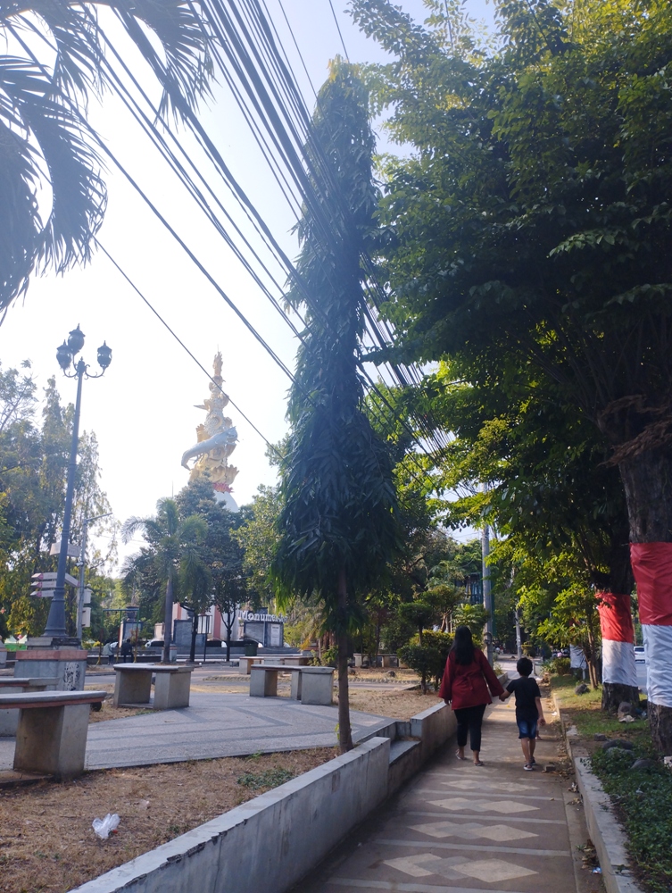 DIREVITALISASI: Titik perbaikan yang akan dilakukan oleh DLHK tahun ini. (ANNISA FIRDAUSI/RADAR SIDOARJO)