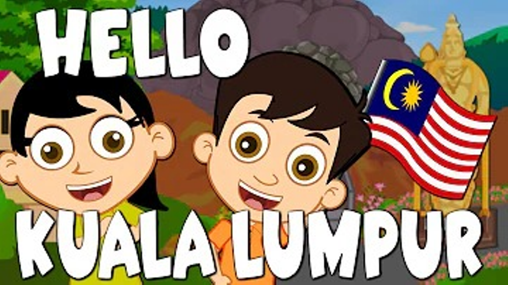 MIRIP: Video musik lagu berjudul Hello Kuala Lumpur yang diduga menjiplak lagu Halo-Halo Bandung. (foto: Tangkapan layar dari kanal YouTube Lagu Kanak TV)