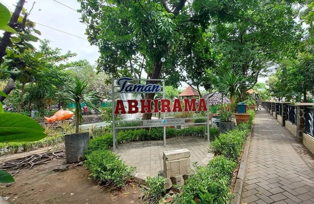 Tulisan taman Abhirama (IST)