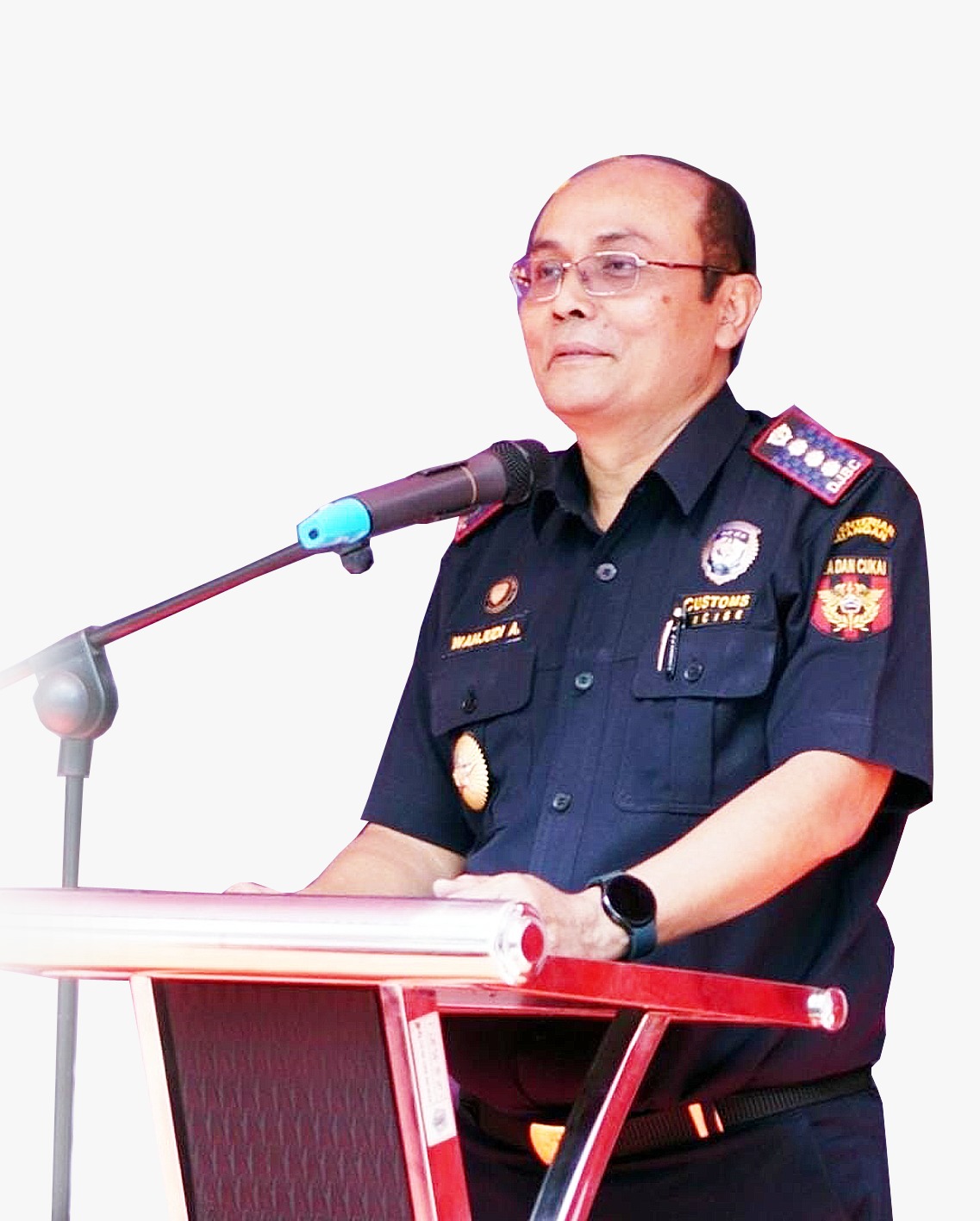 Kantor Pengawasan dan Pelayanan Bea dan Cukai (KPPBC) Kabupaten Gresik Wahjudi Ardijanto.&nbsp;