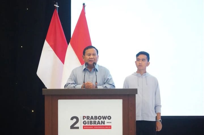 PEMILU: Capres Prabowo Subianto- Cawapres Gibran Rakabuming Raka.