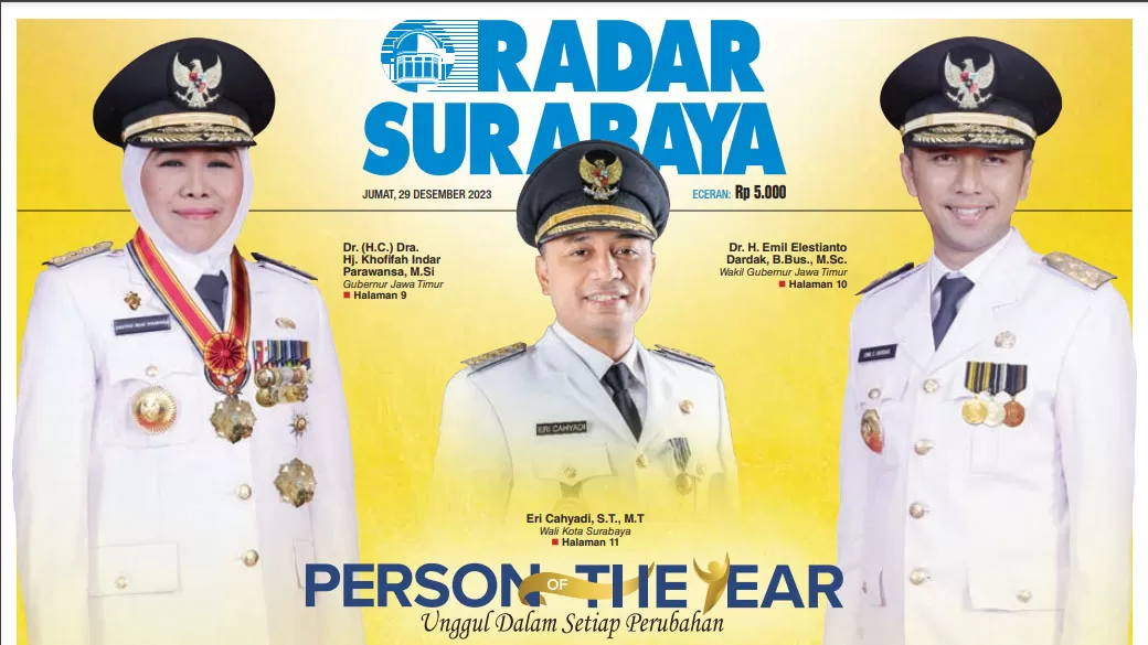Edisi Person of The Year Radar Surabaya.