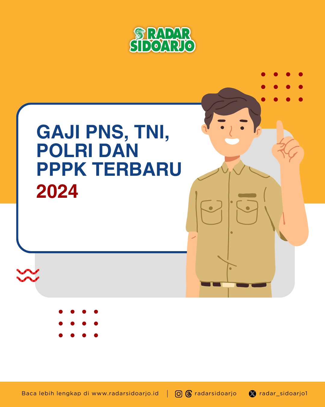 Ilustrasi kenaikan gaji PNS.