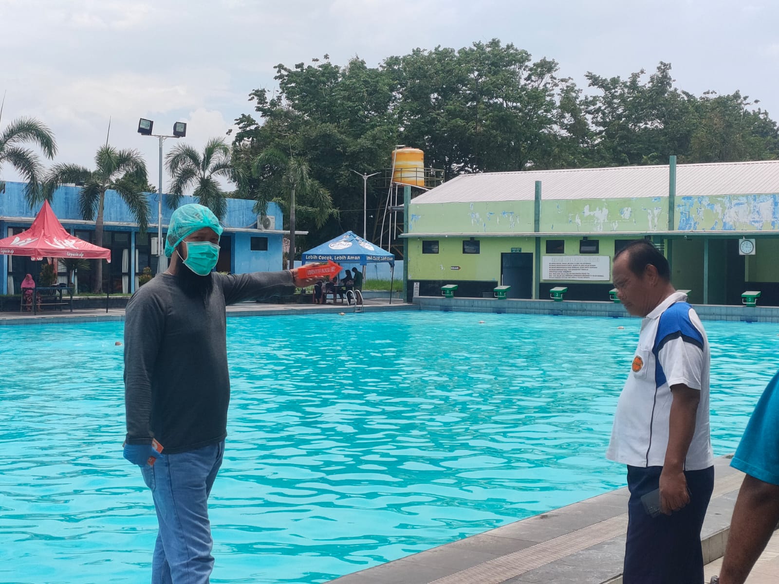 NAHAS : Tim identifikasi sedang olah TKP. (IST)