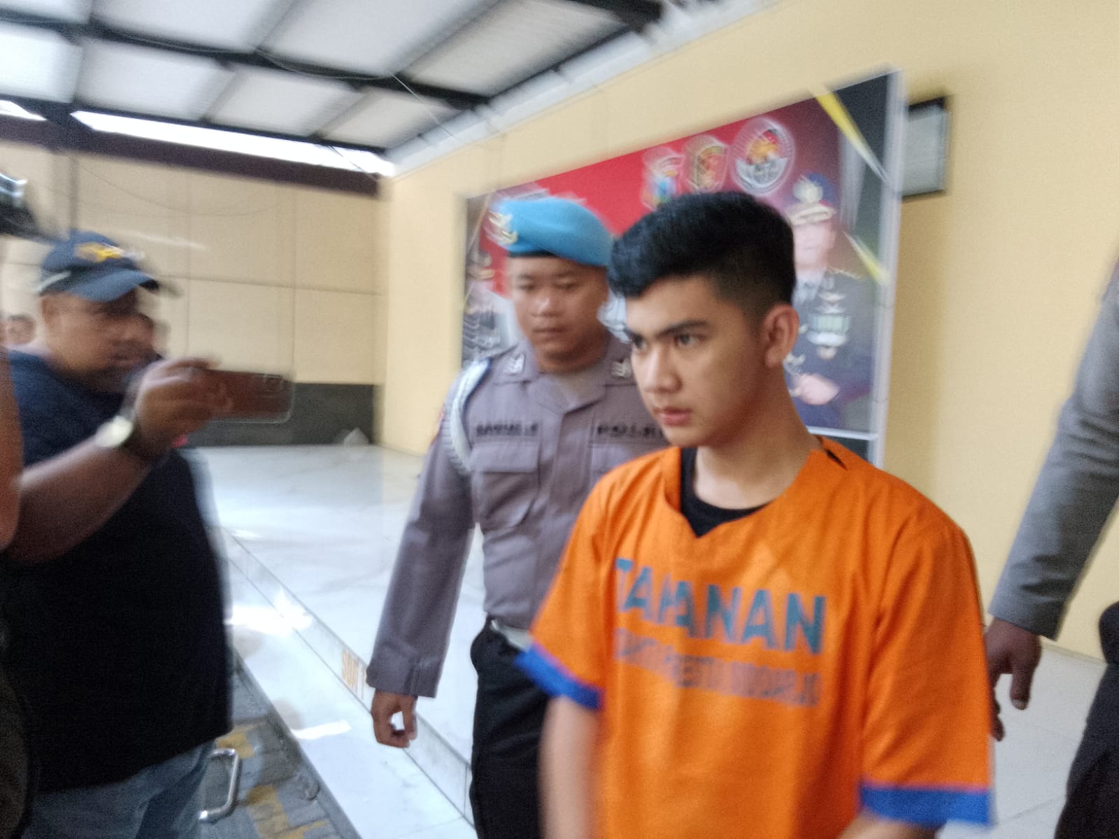 DITAHAN : Pelaku Muhammad Ardiansyah. (DIKY PUTRA SANSIRI/RADAR SIDOARJO)