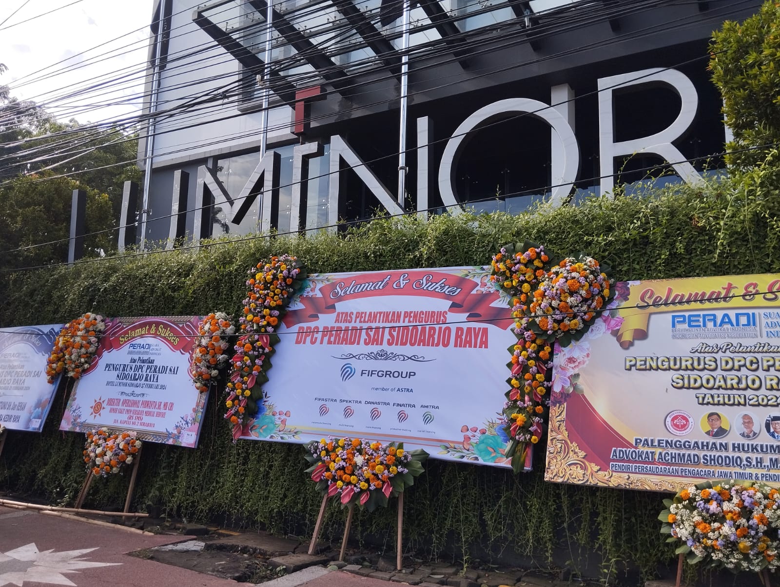 SELAMAT: FIFGROUP menyambut terbentuknya Peradi SAI Sidoarjo.