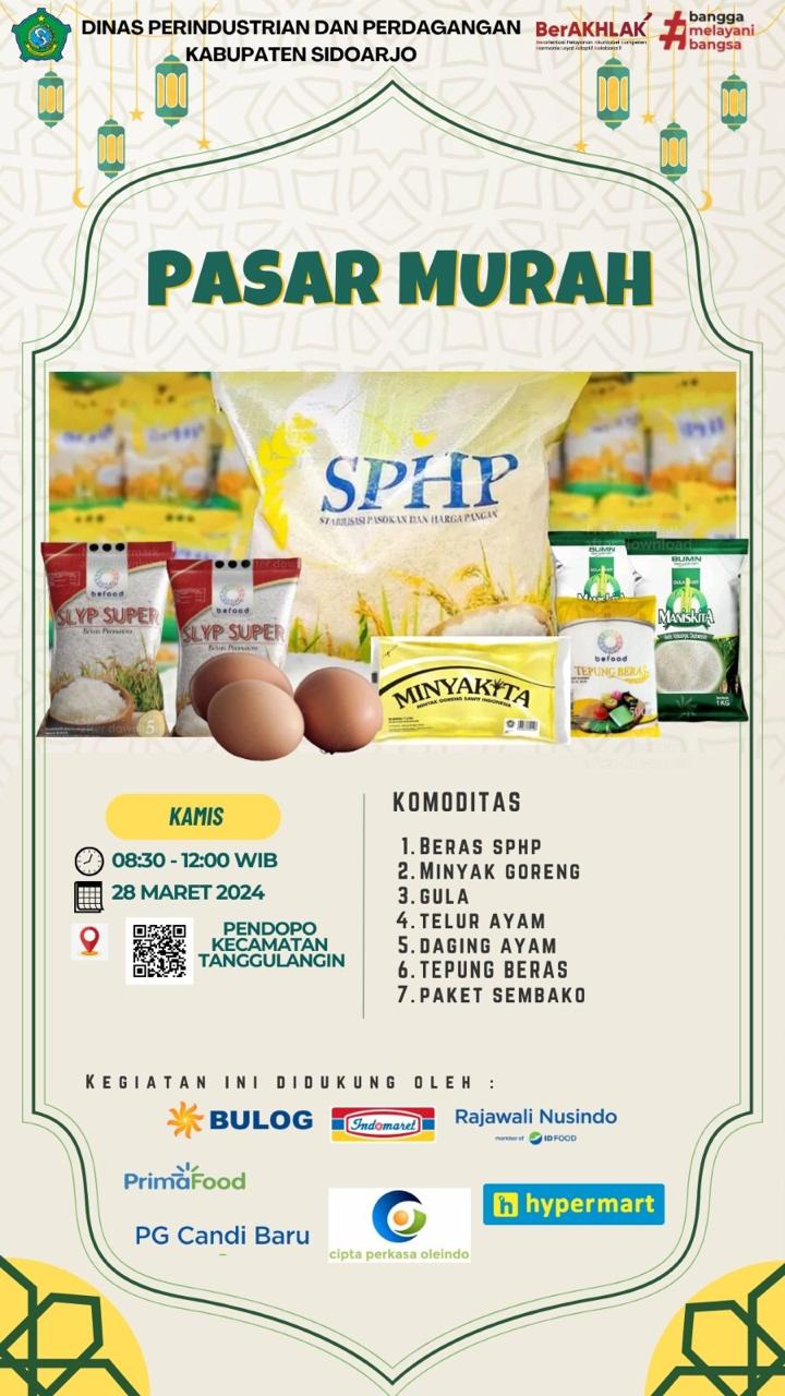 Pasar Murah di Tanggulangin