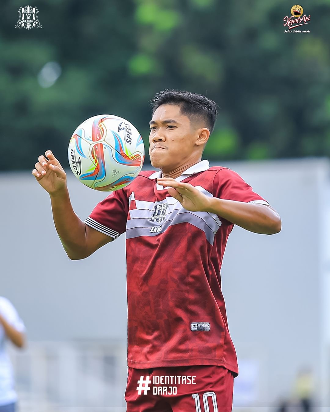 JAGA KONDISI: Pemain Deltras Sidoarjo Dwiki Mardianto. (IST)