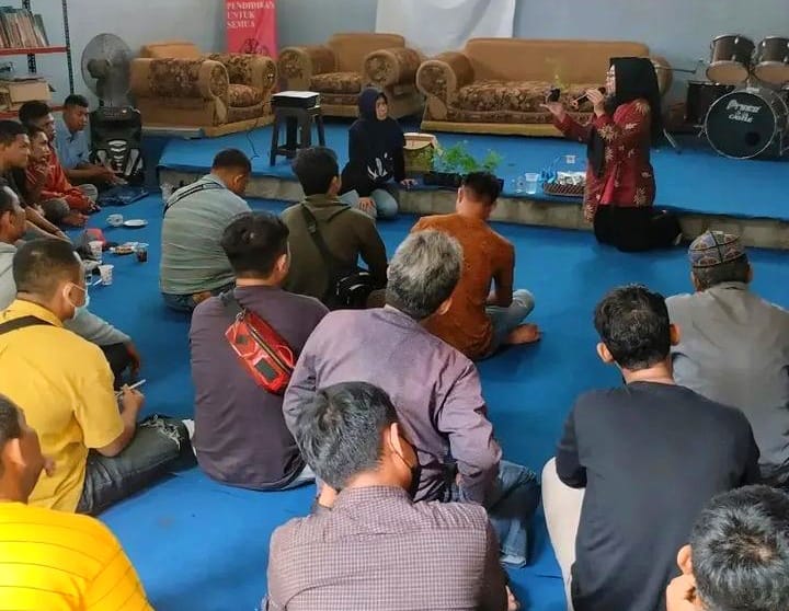 PENGGERAK: Kegiatan sekolah non formal yang ada di Kecamatan Porong, Sidoarjo. (IST)