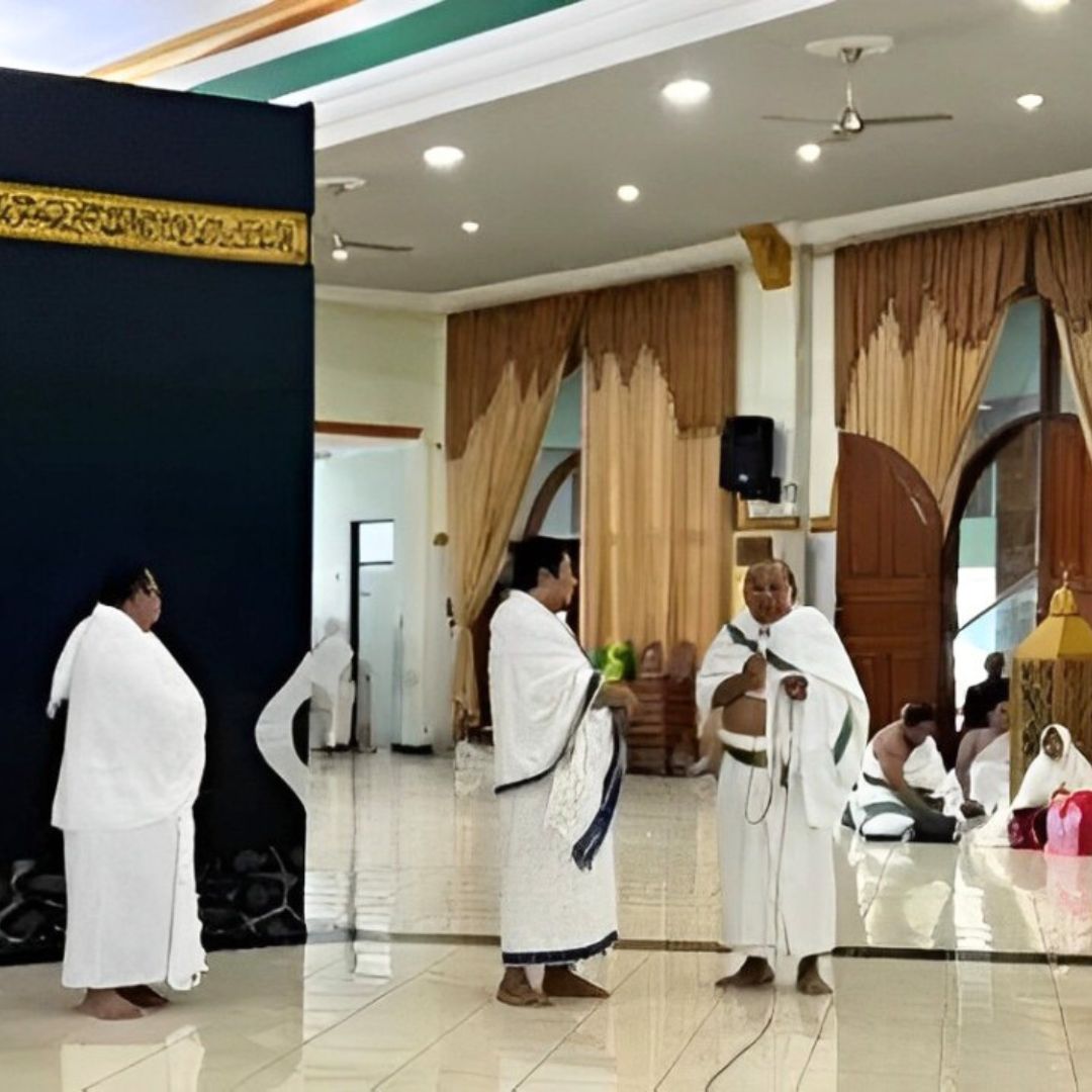 PERSIAPAN: Manasik haji yang dilakukan Calon Jemaah Haji Sidoarjo sebelum berangkat. (IST)