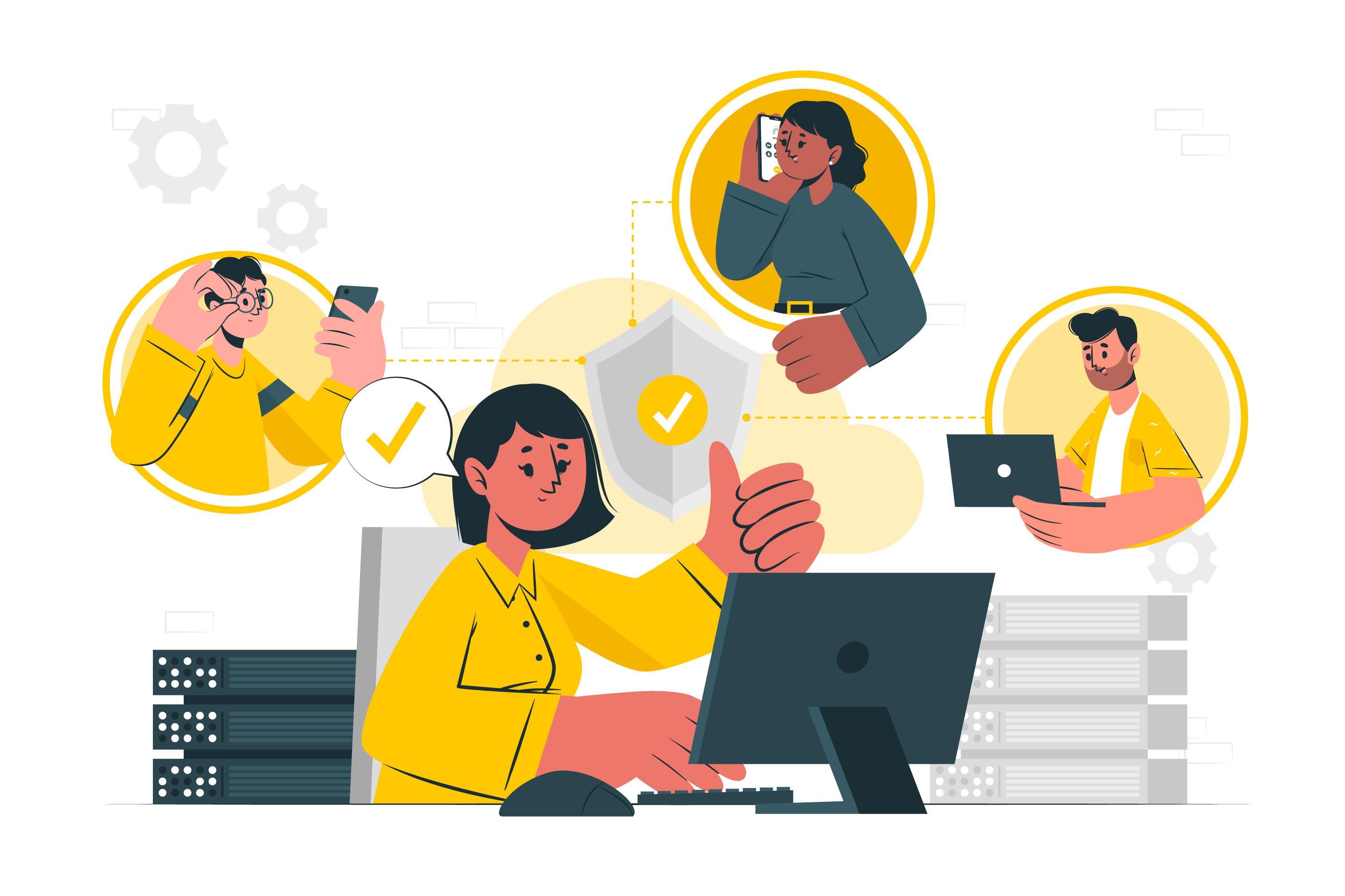 Ilustrasi teknologi informasi untuk pelayanan publik. (ISTIMEWA)
