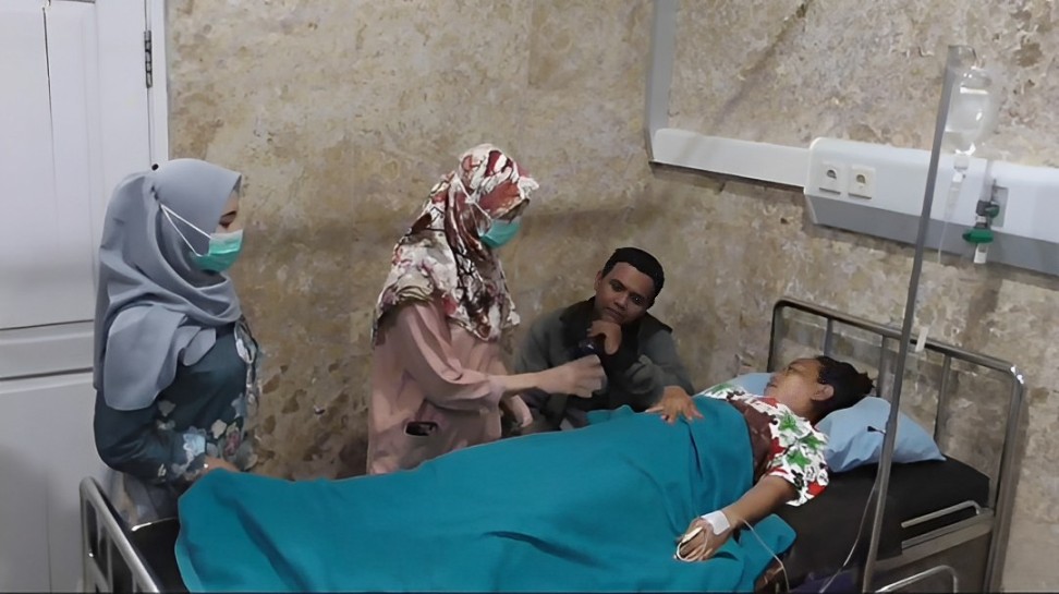 DIUBAH: Warga Sidoarjo yang melahirkan di RSU Jasem dengan fasilitas BPJS Kesehatan. (M SAIFUL ROHMAN/RADAR SIDOARJO)
