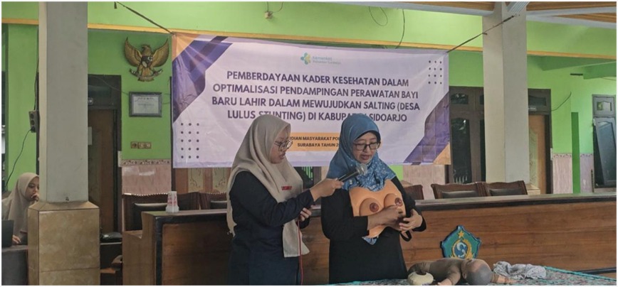 KESEHATAN : Pemberdayaan Kader Kesehatan dalam Perawatan Bayi Baru Lahir oleh Poltekkes Kemenkes Surabaya.