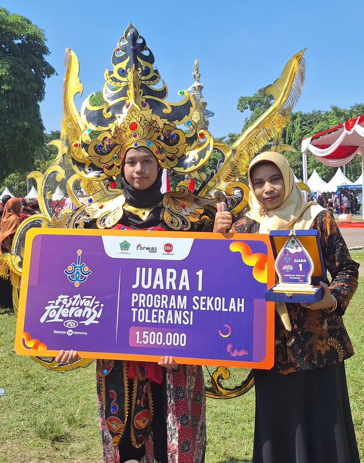 SEKOLAH TOLERANSI: Hasil kerja keras, dedikasi, dan kolaborasi dari seluruh warga Spensakre dalam menumbuhkan nilai-nilai toleransi dan kebhinekaan di lingkungan sekolah.