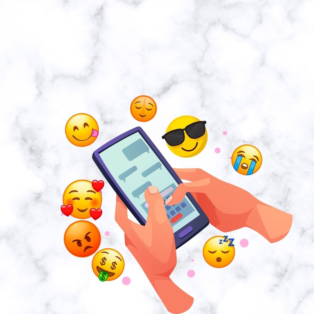 EKSPRESIF: Beberapa orang sering menggunakan emoji saat chatting.
