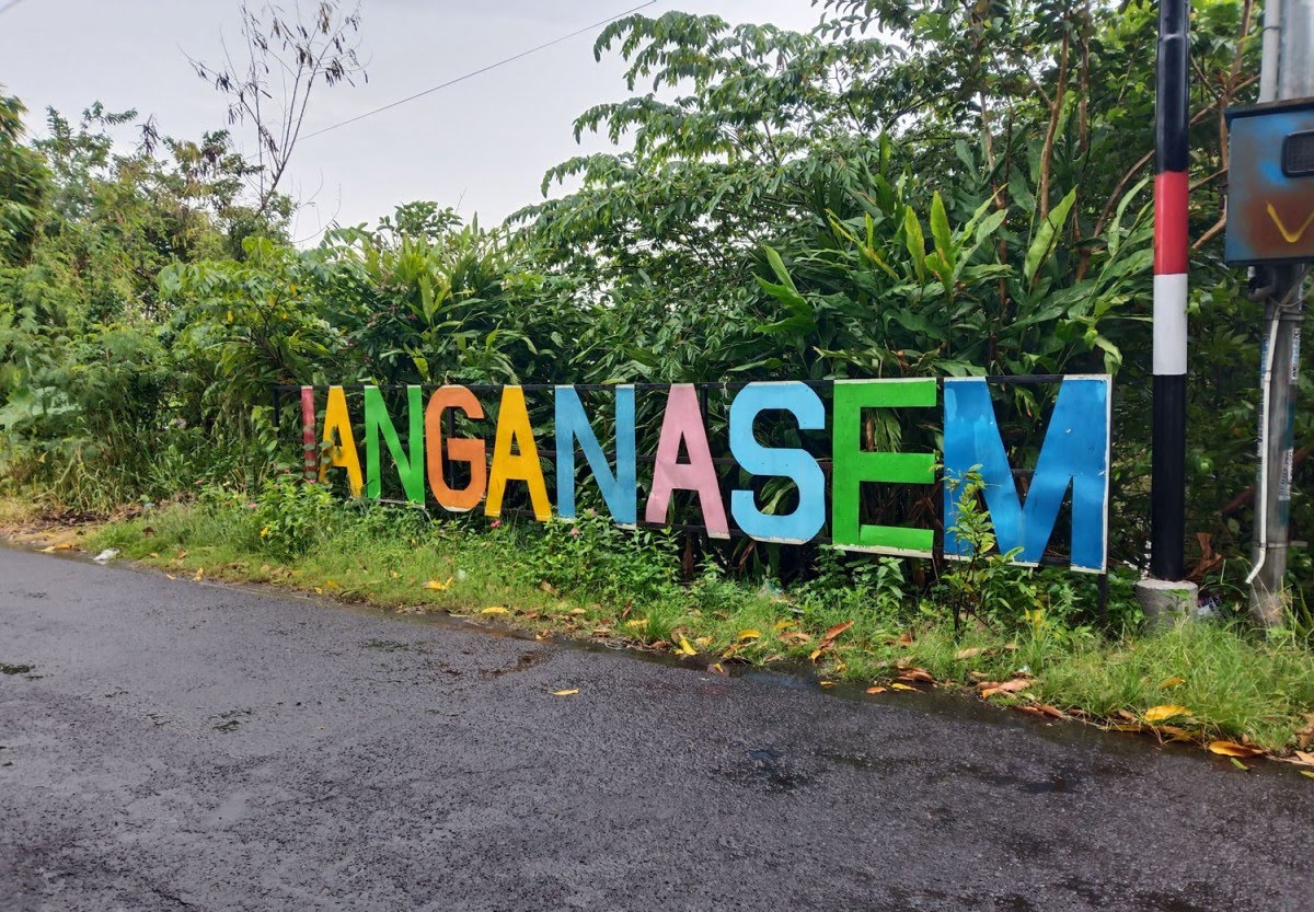 Dusun Janganasem yang ada di Desa Trompoasri, Kecamatan Jabon. (IST)