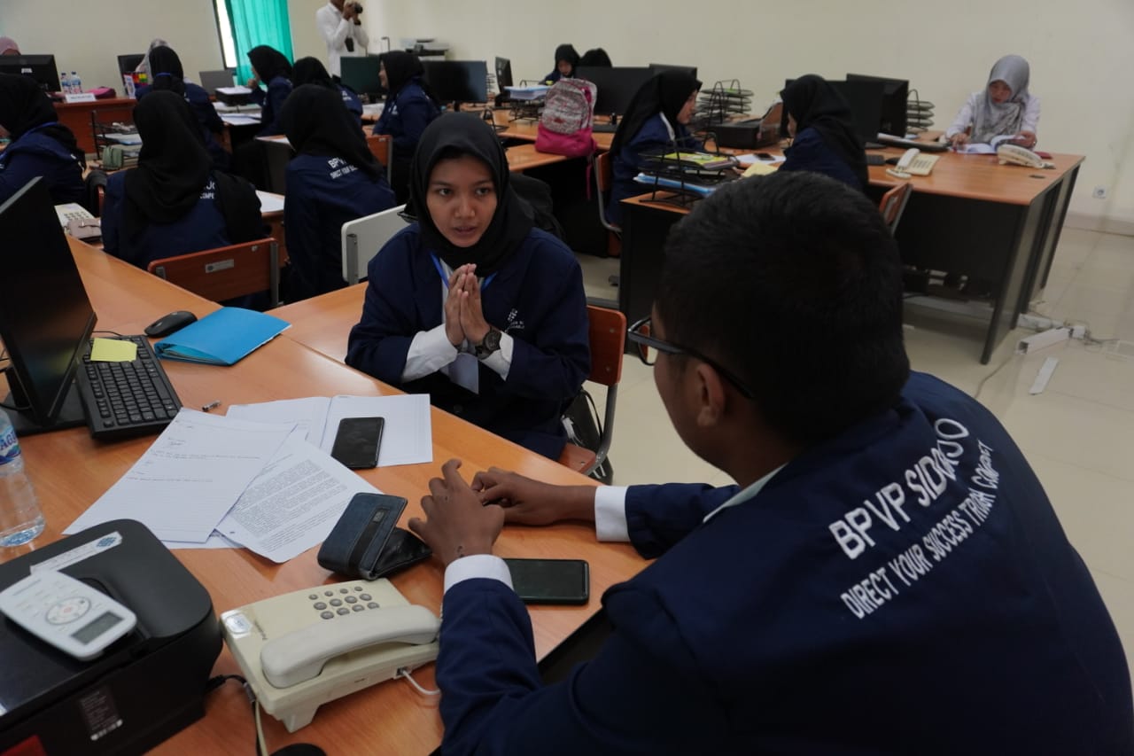 MENINGKAT: Salah satu pelatihan kompetensi yang digelar di BPVP Sidoarjo. (IST)