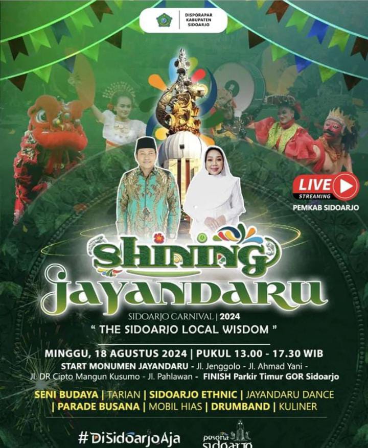 Shining Jayandaru yang diadakan oleh Pemkab Sidoarjo.