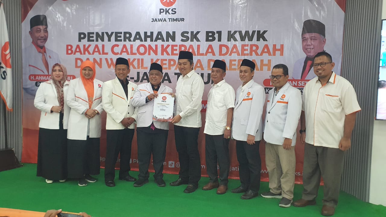 PILKADA: Ahmad Amir Aslichin atau Mas Iin menerima surat rekom dari Partai Keadilan Sejahtera (PKS)