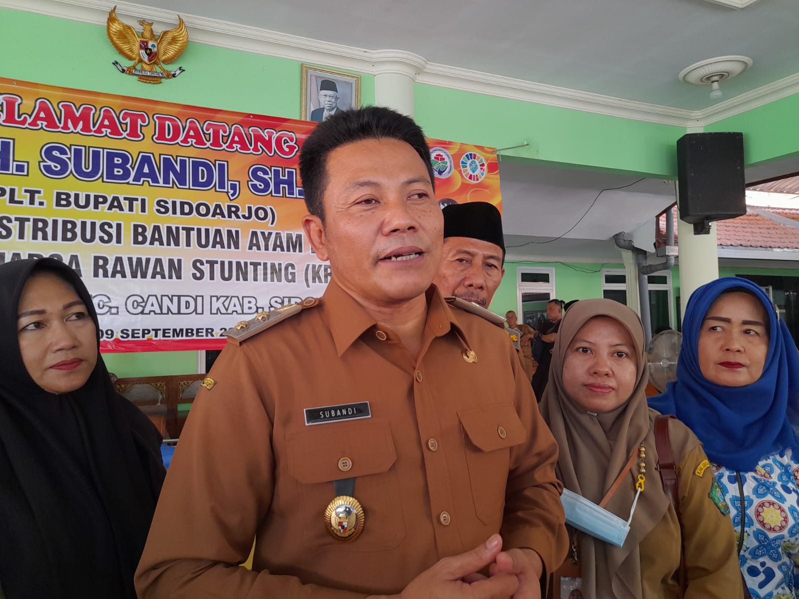 Plt Bupati Sidoarjo Subandi. (M SAIFUL ROHMAN/RADAR SIDOARJO)