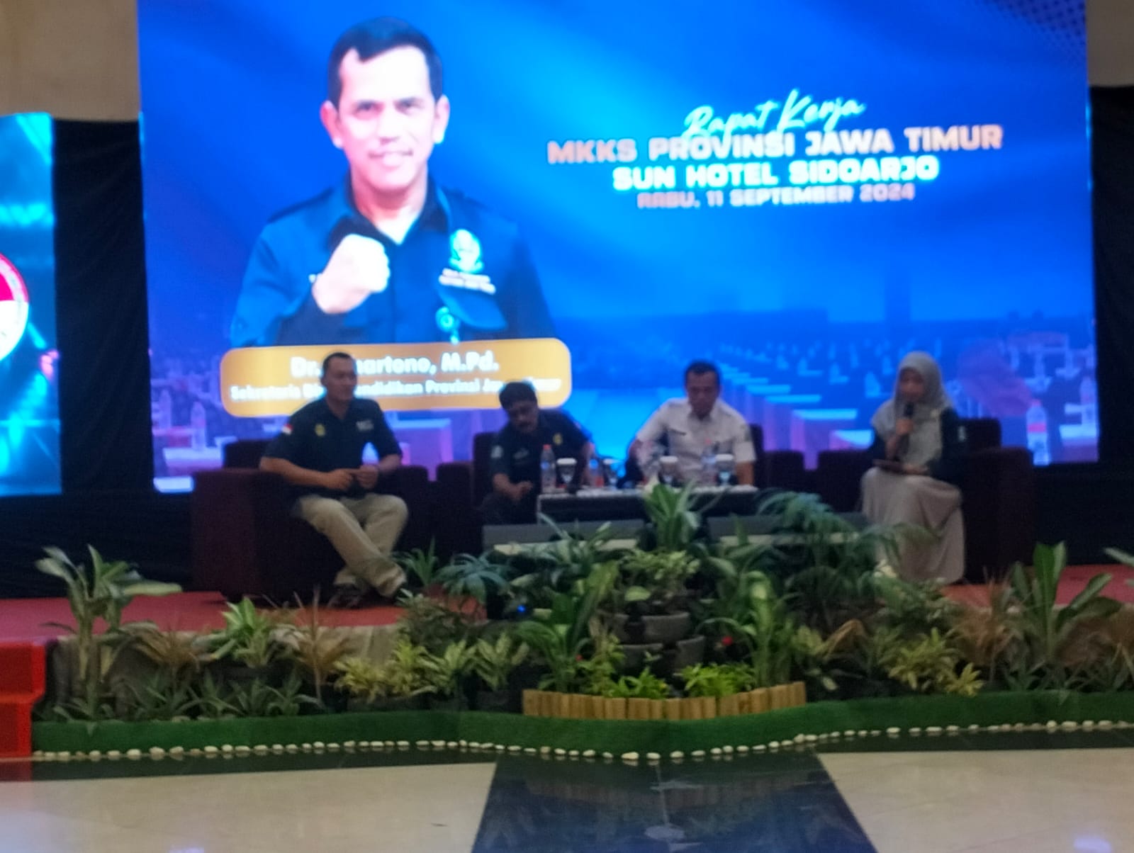 Peluncuran album karya siswa dan siswi SMK Swasta ini dihadiri oleh ketua MKKS Provinsi Jawa Timur Dr. Kisyanto, SM., S.E., MM. dan Sekertaris Dinas Pendidikan Provinsi Jawa Timur  Dr. Suhartono, M.Pd