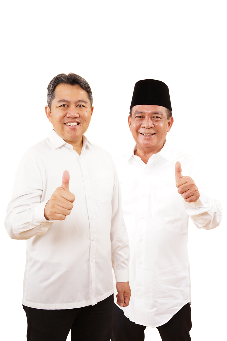 PASLON SAE: Pasangan Calon Bupati dan Calon Wakil Bupati Sidoarjo Achmad Amir Aslichin-Edy Widodo.