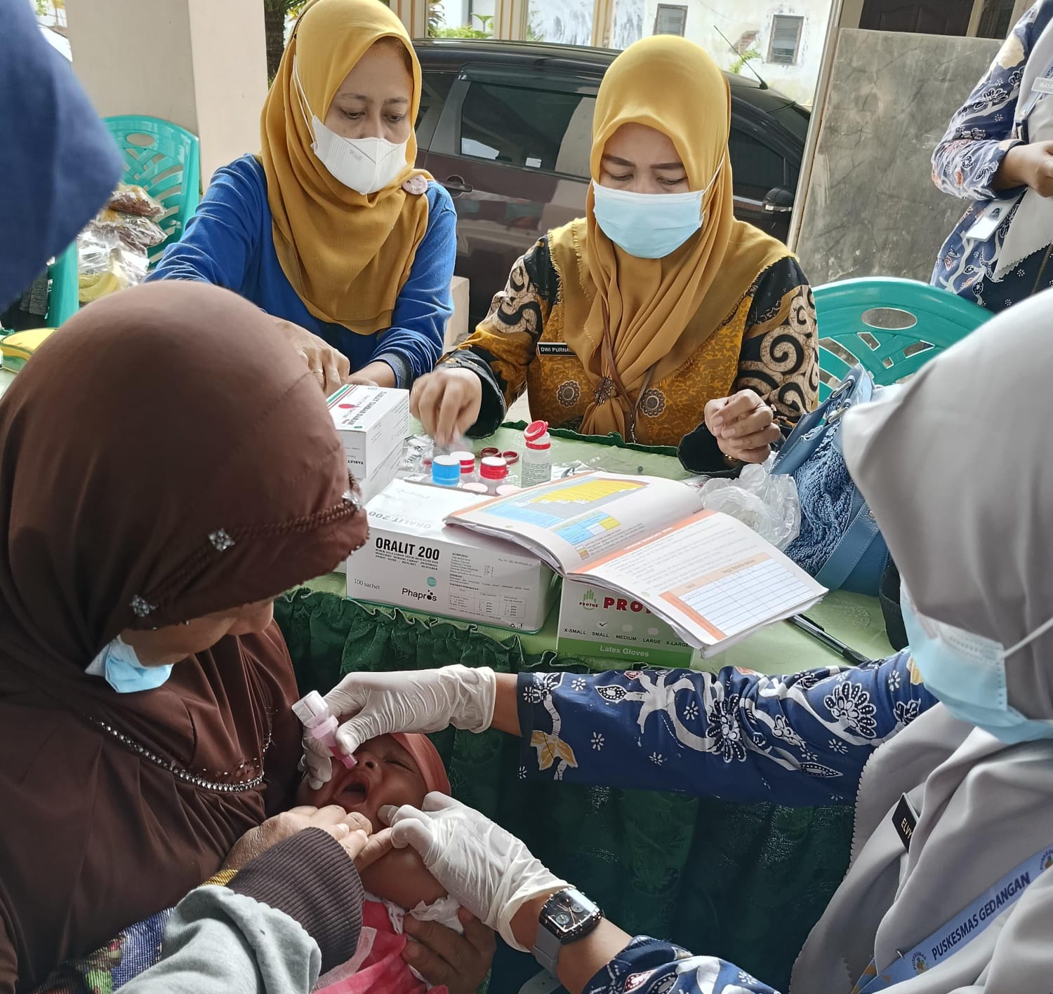 SEHAT: Posyandu keluarga yang dilakukan Dinkes Sidoarjo. (IST)