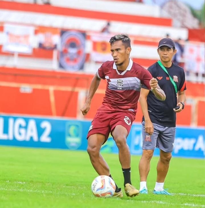 COME BACK: Pemain Deltras Sidoarjo Marcel Usemahu. (IST/DELTRAS)
