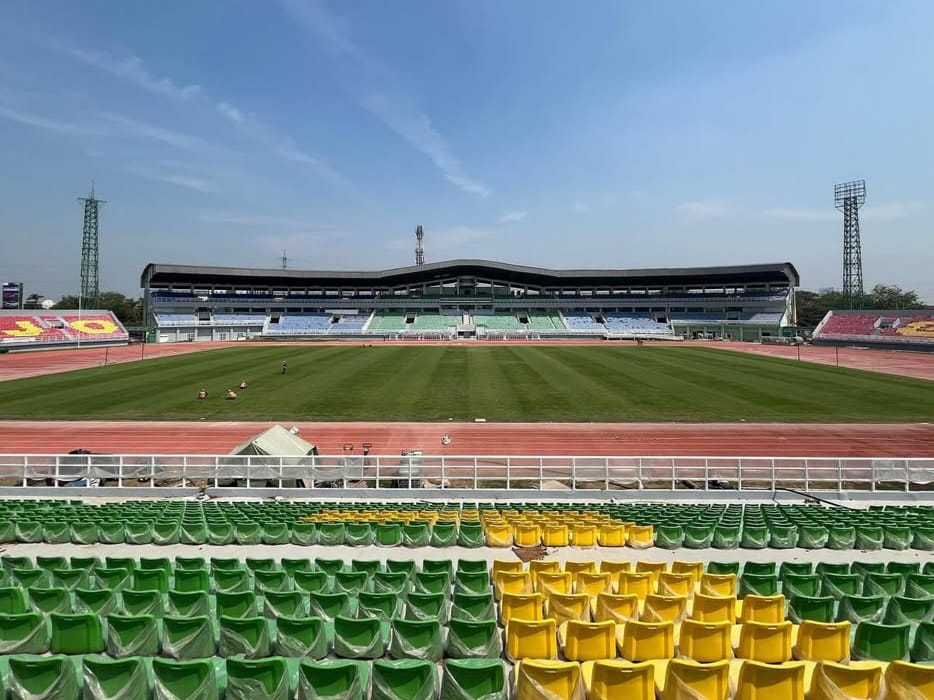 STANDAR FIFA: Stadion Gelora Delta Sidoarjo siap digunakan Timnas U-20. (IST/IG @karyamaprima.id)