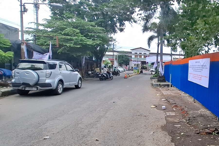 TEGAS: Lahan rumah dinas di depan Stasiun Sidoarjo akan dieksekusi Pengadilan Sidoarjo.&nbsp;&nbsp;