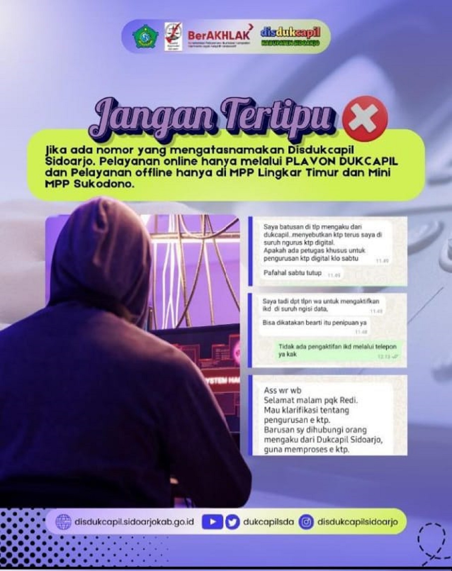 Awas penipuan IKD di Sidoarjo