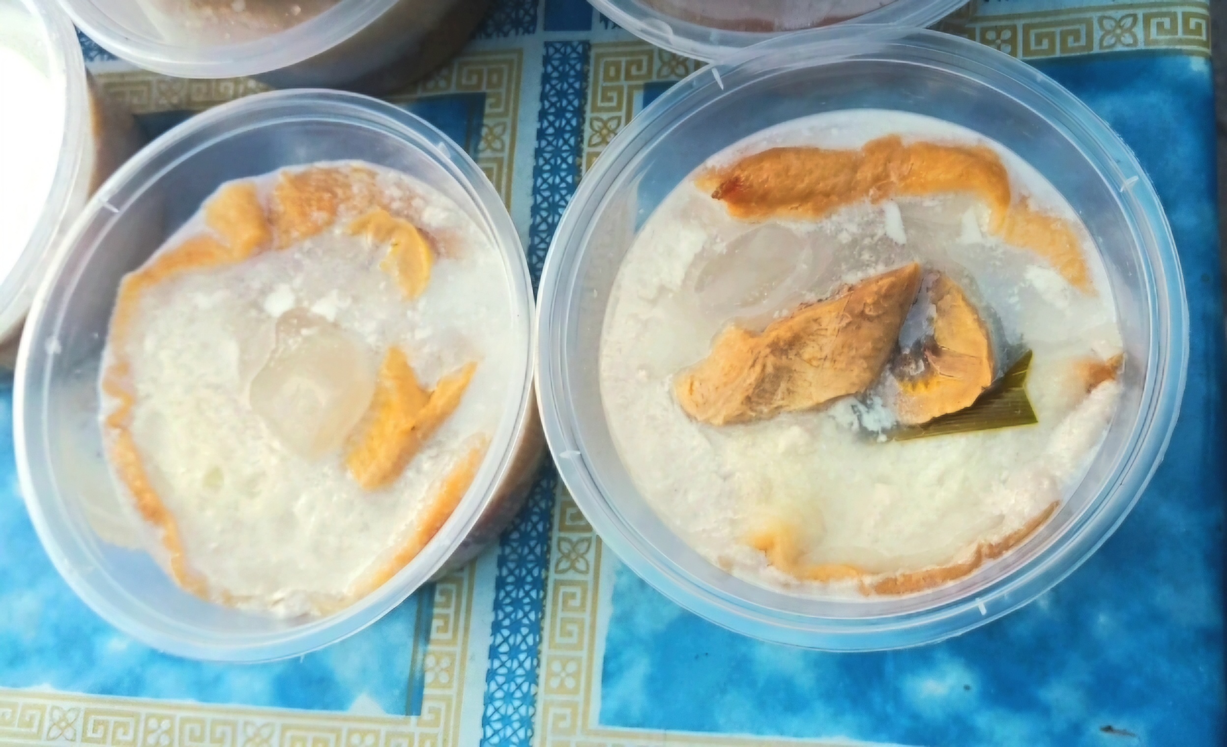 LEGIT : Penampakan kolak srikaya yang manis dan legit salah satu hidangan berbuka khas Sidoarjo. (DIKY PUTRA SANSIRI/RADAR SIDOARJO)