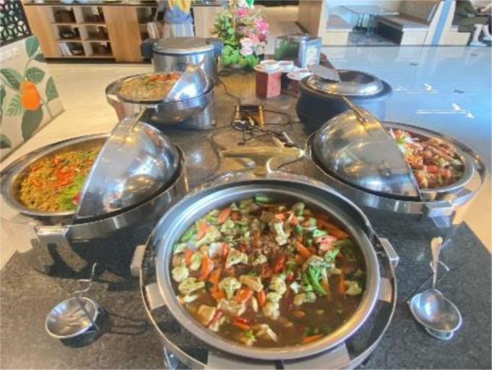 LEZAT: Menu menggiurkan di Hotel Cordela Inn.