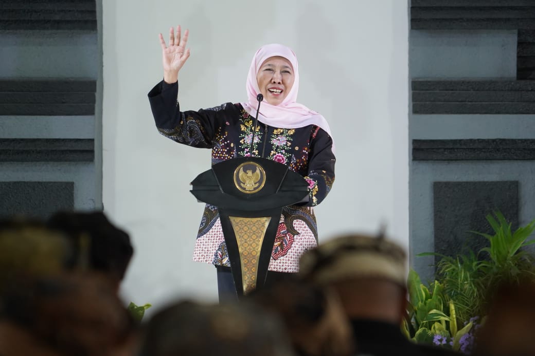Gubernur (Jatim), Khofifah Indar Parawansa.