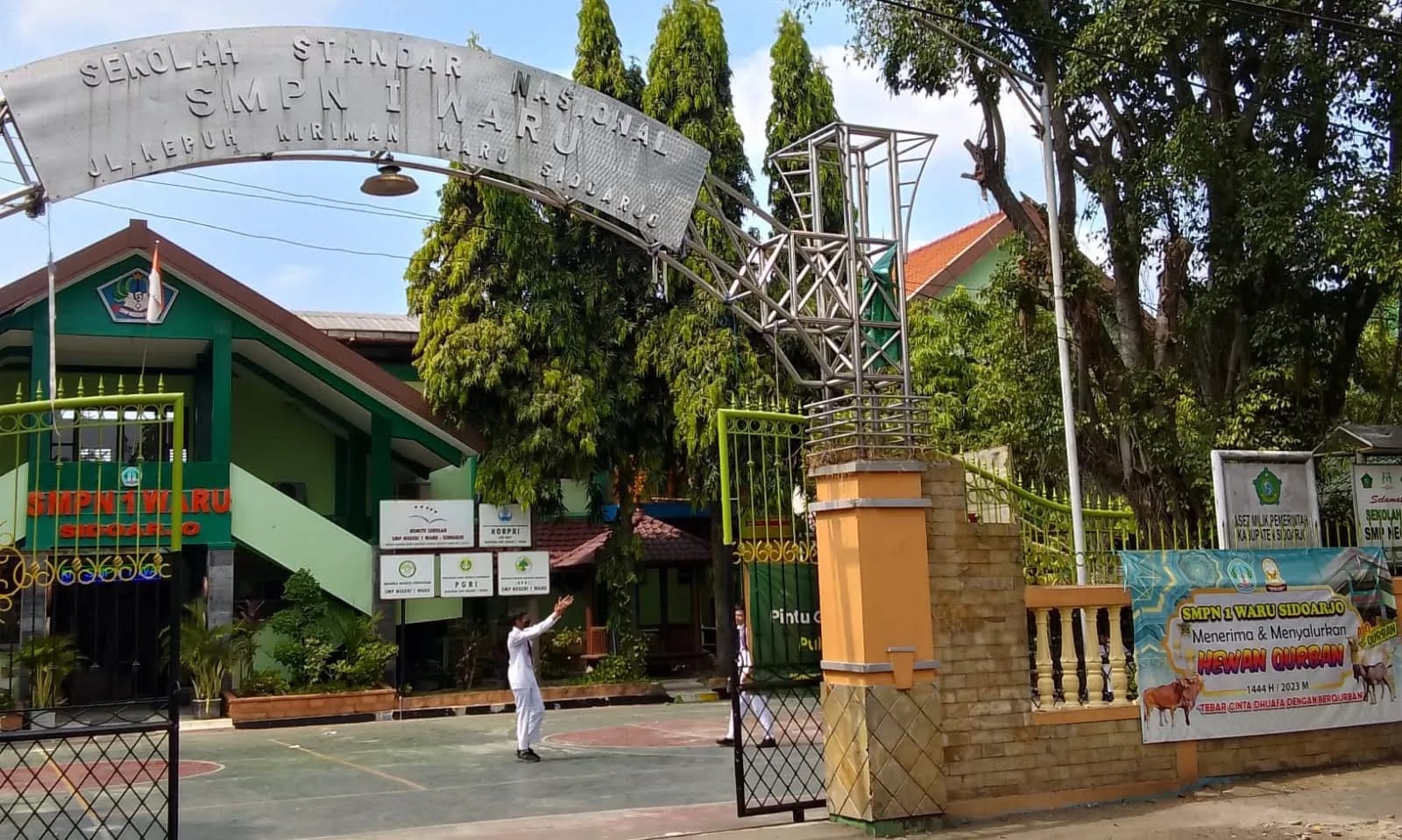 PILIHAN: SMPN 2 Waru menjadi salah satu sekolah pilihan dalam SPMB. (IST)