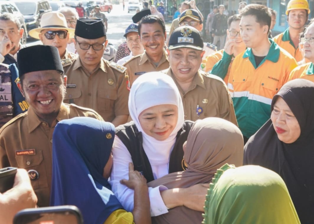 MERANGKUL: Kepemimpinan Gubernur Jawa Timur, Khofifah Indar Parawansa menyentuh kebutuhan riil masyarakat.