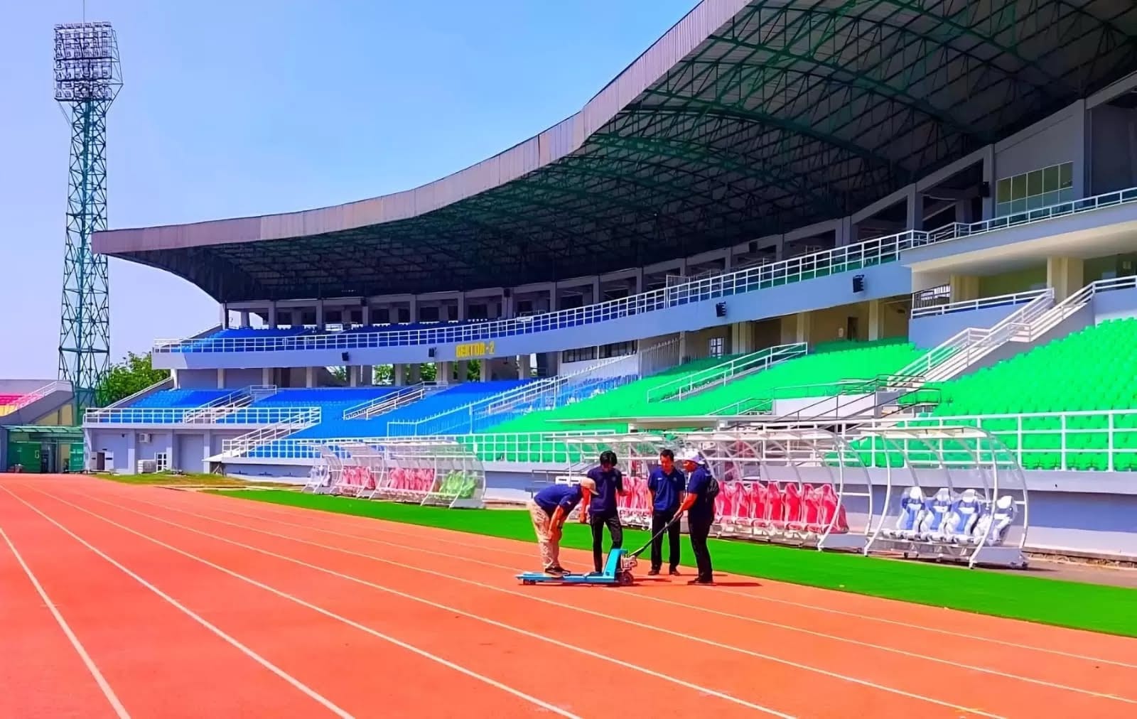 STANDART INTERNASIONAL: Stadion Gelora Delta Sidoarjo menjadi home base sementara Persik Kediri. (IST/RADAR SIDOARJO)