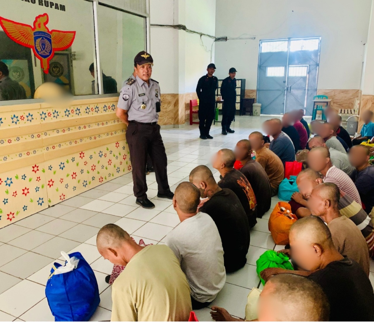 PIDANA: 40 Narapidana baru sedang menjalani pemeriksaan lebih lanjut di Lapas Porong.
